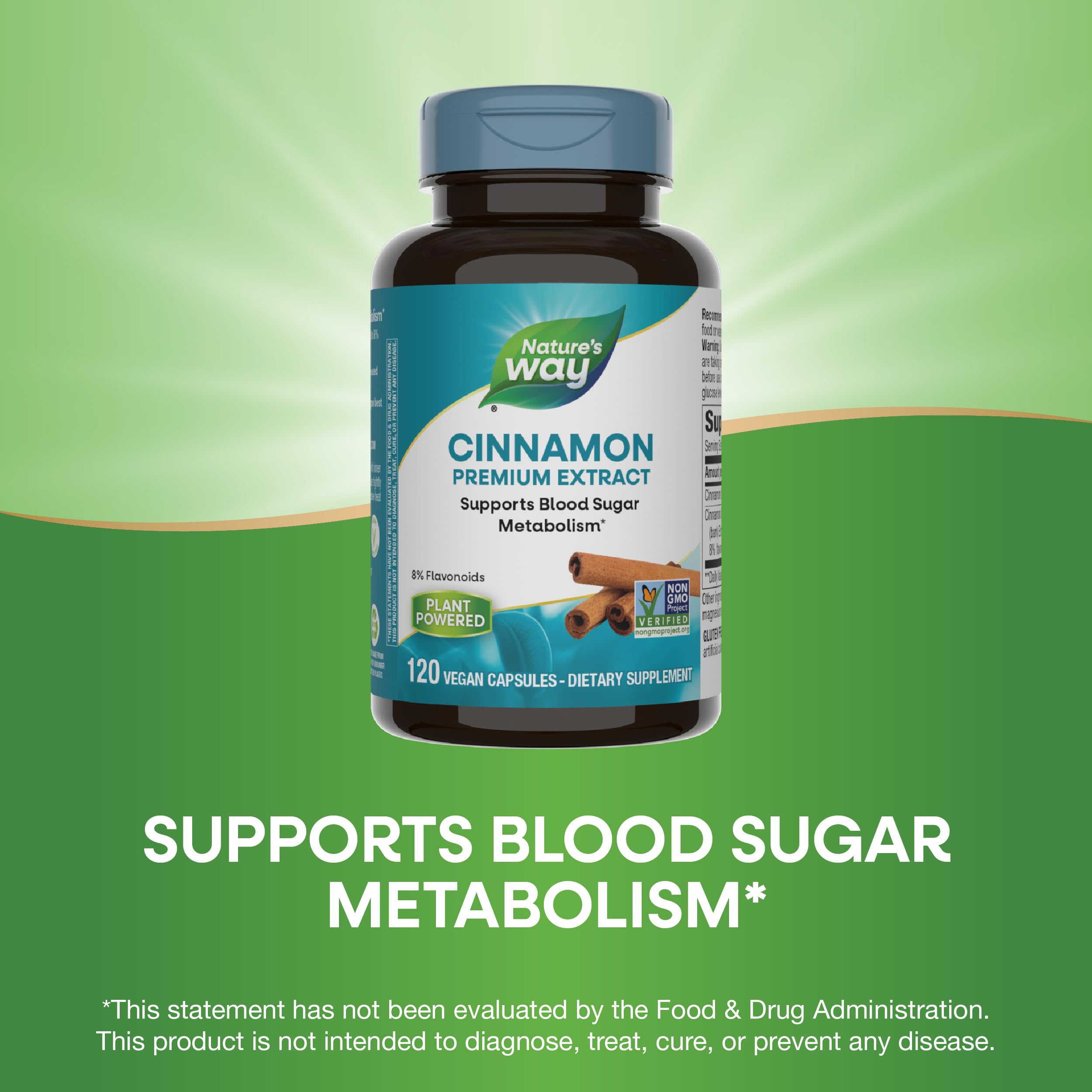 Amazon.com: Nature's Way Cinnamon Premium Extract, Supports