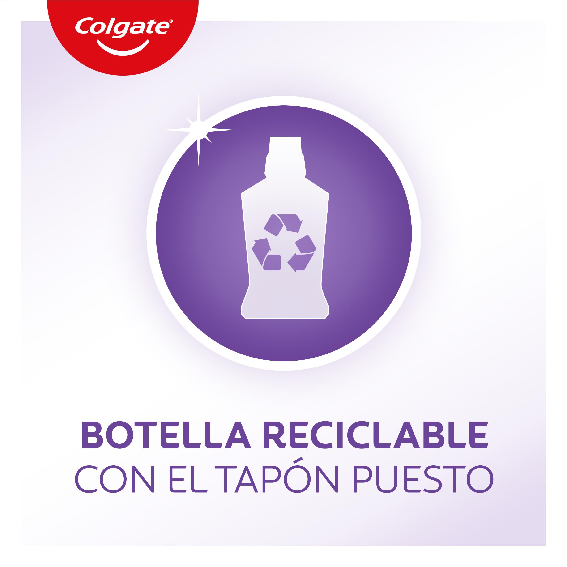 Colgate Max White Purple Reveal Enjuague bucal 4x 500ml |Blanqueador de dientes |Mantiene los dientes blancos por más tiempo |Prevención duradera de manchas| Ayuda a prevenir la decoloración amarilla