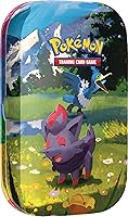 Pokémon : Mini-boîte Méga-Évolution – Héros Transcendants – Zorua et Nigosier (1 Page d’Autocollants, 1 Carte Artistique...