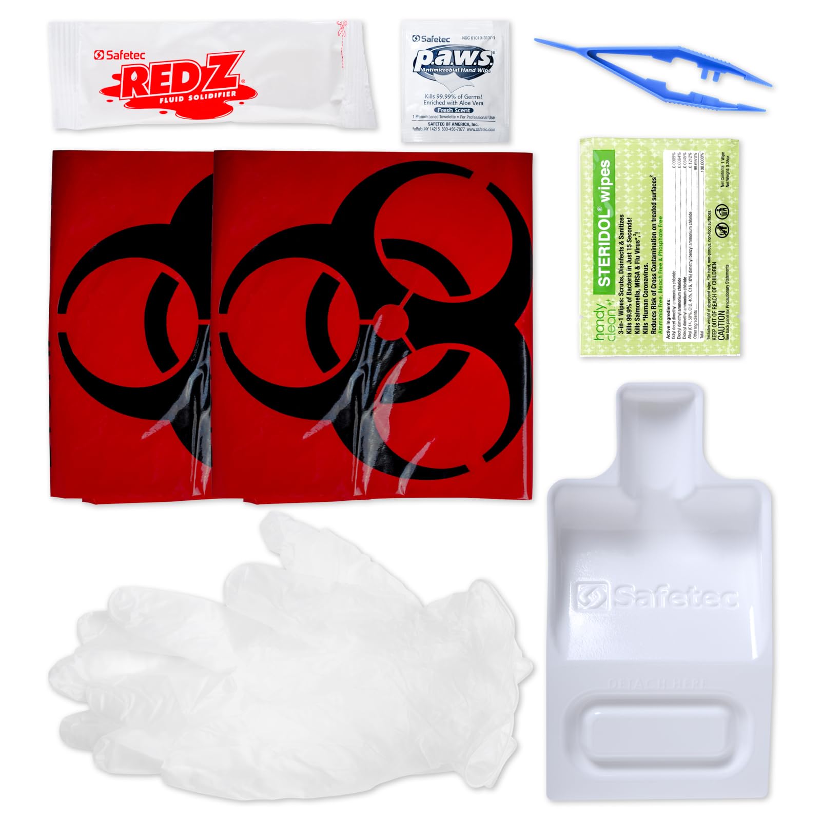 MFASCO Biohazard Fluid Clean Up Kit Deluxe