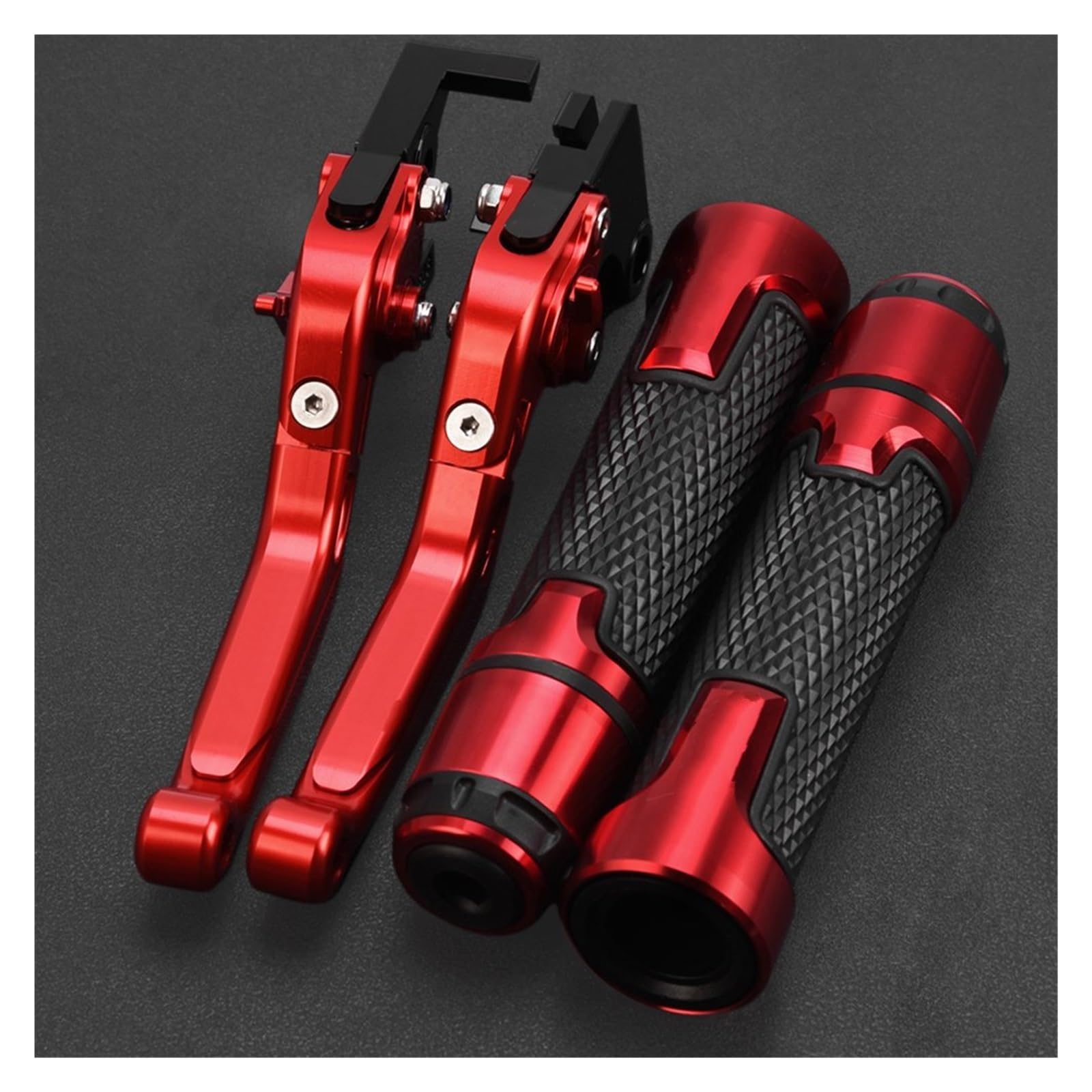 Tingyus J Motorbike Brake Lever For Vfr800 For Vtec 2002 2003-2008 Motorcycle Extendable Brake Clutch Levers Handlebar Grips Ends(J)