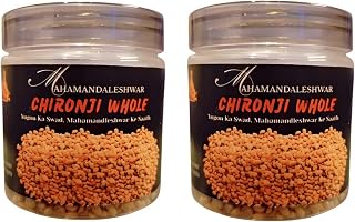 Mahamandaleshwar Chironji Whole 1+1 Combo (200g x 2) | Authentic Indian Nuts | Premium Charoli for Cooking & Sweets
