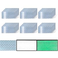 Vista 30 de Adhesivos reflectantes reflectantes de 1 pulgada de diámetro, reflector, impermeable, cinta adhesiva de advertencia de alta visibilidad