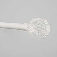 Vista 11 de Exclusive Home Ogee - Juego de cortinero de 1 pulgada y remates a juego, bronce mate, ajustable de 36 a 72 pulgadas