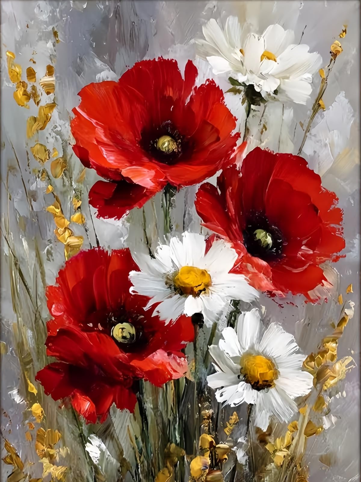 5D Diamond Art Kits - Floral Designs for Beginners -12