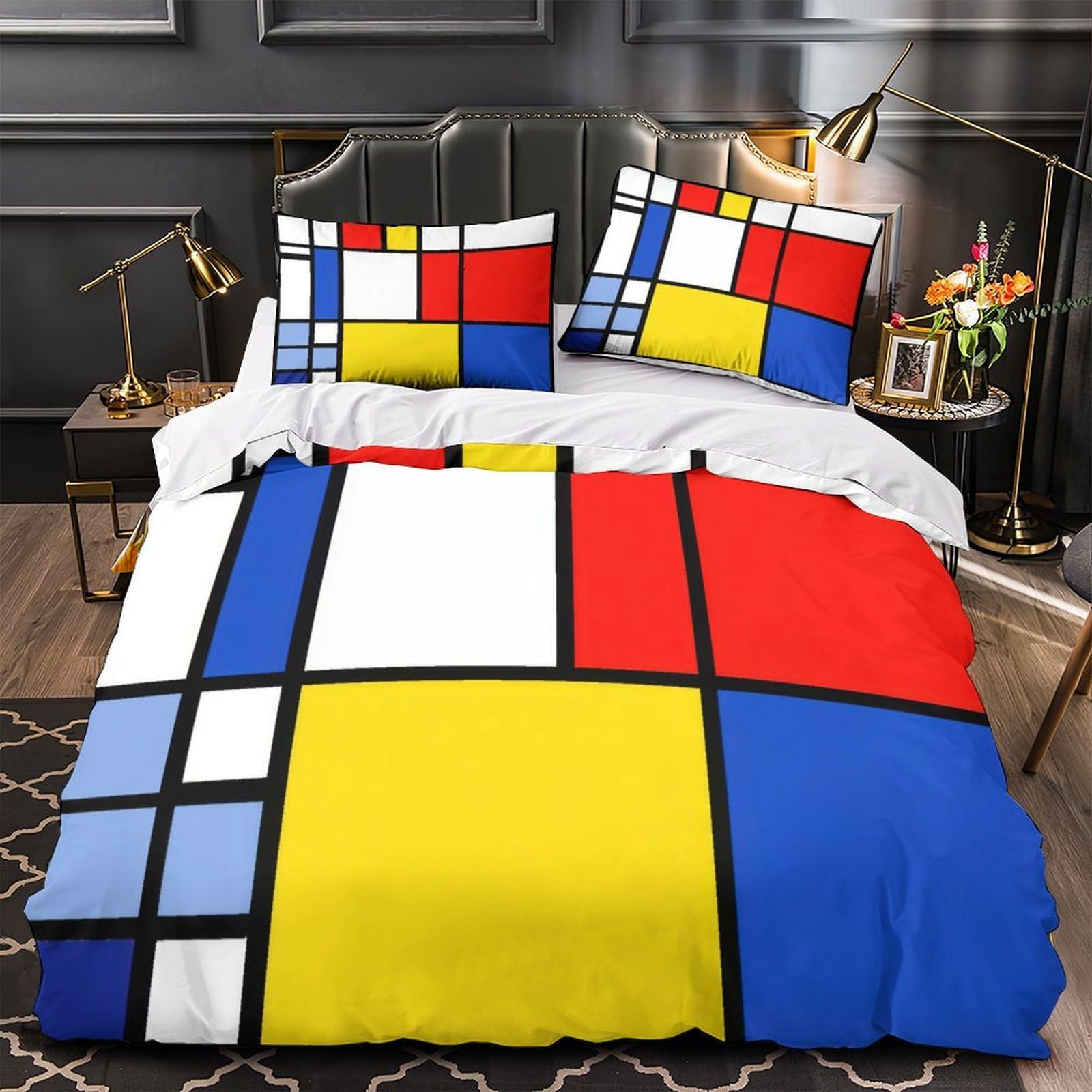 Parure de lit Super King haut de gamme en microfibre résistante et hypoallergénique de qualité