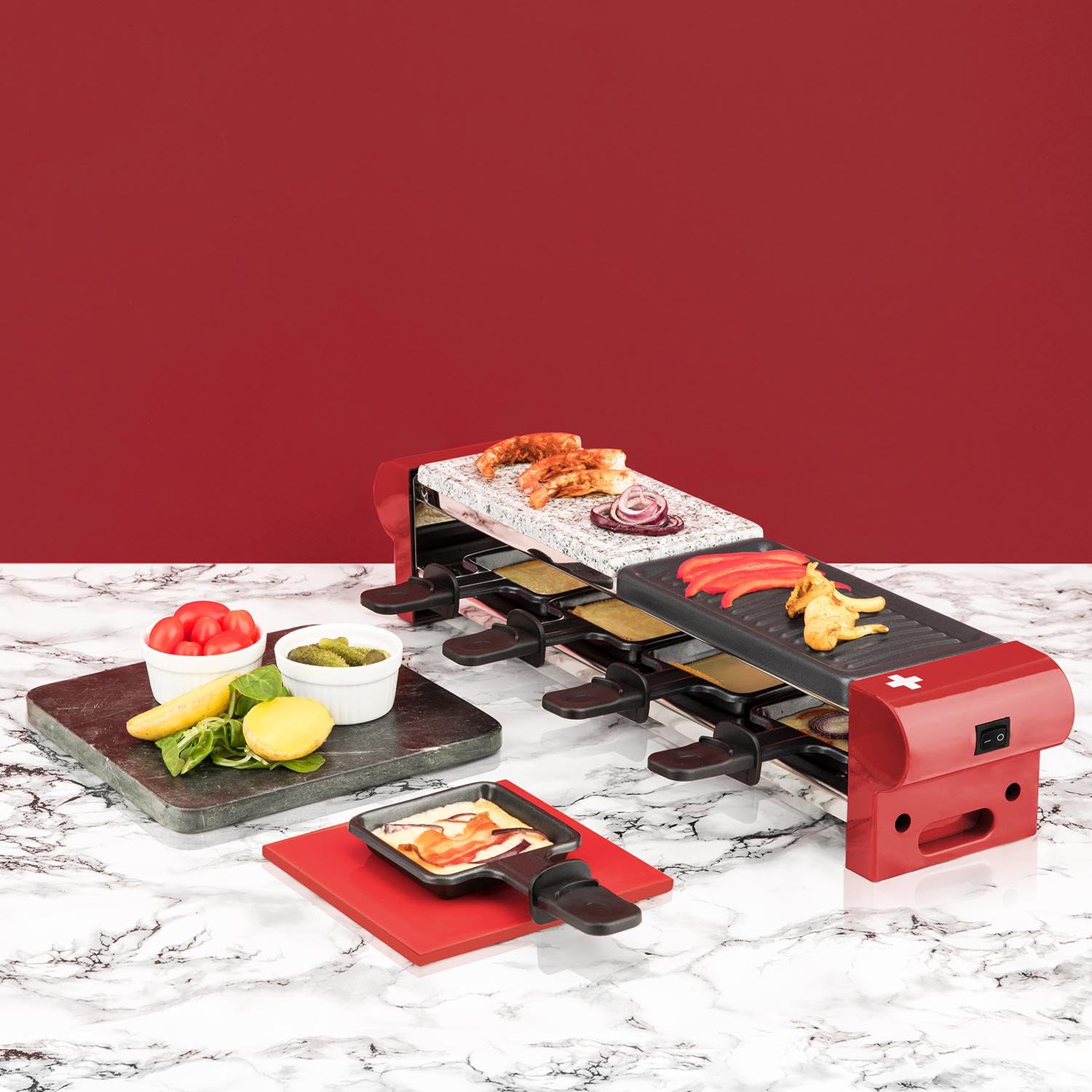 Appareil à raclette Multifonction 4 personnes Koenig RP4