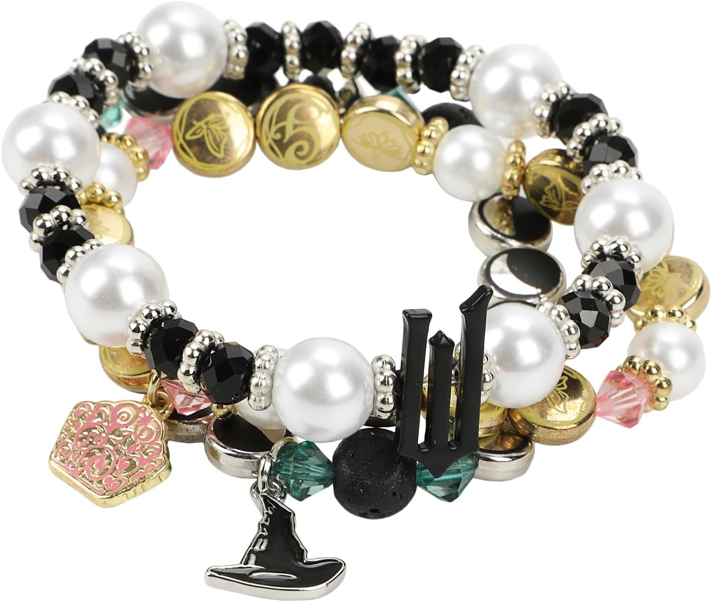 Wicked 3-Piece Stretchy Beaded Bracelet Set
