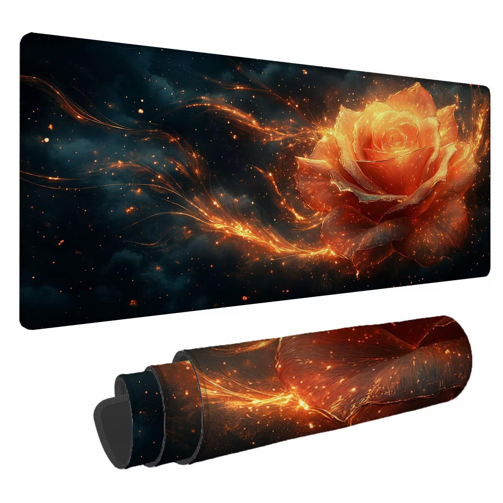 Żółta podkładka pod mysz XXL różowa podkładka pod mysz 1500 x 800 x 4 mm podkładka pod mysz dla graczy, podkładka pod mysz do laptopa, podkładka pod mysz i klawiaturę A-658