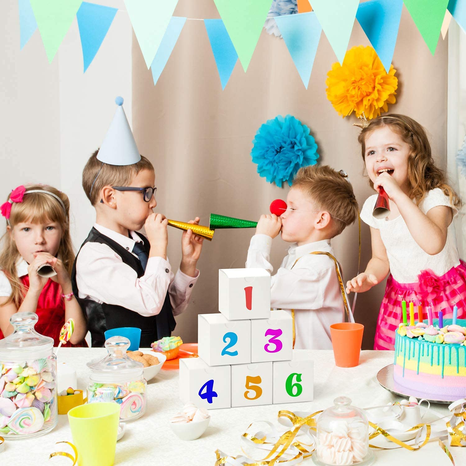 Scatole Regalo In Carta Kraft 10x10x10cm - Set 50 Pezzi Per Bomboniere - Foto 11