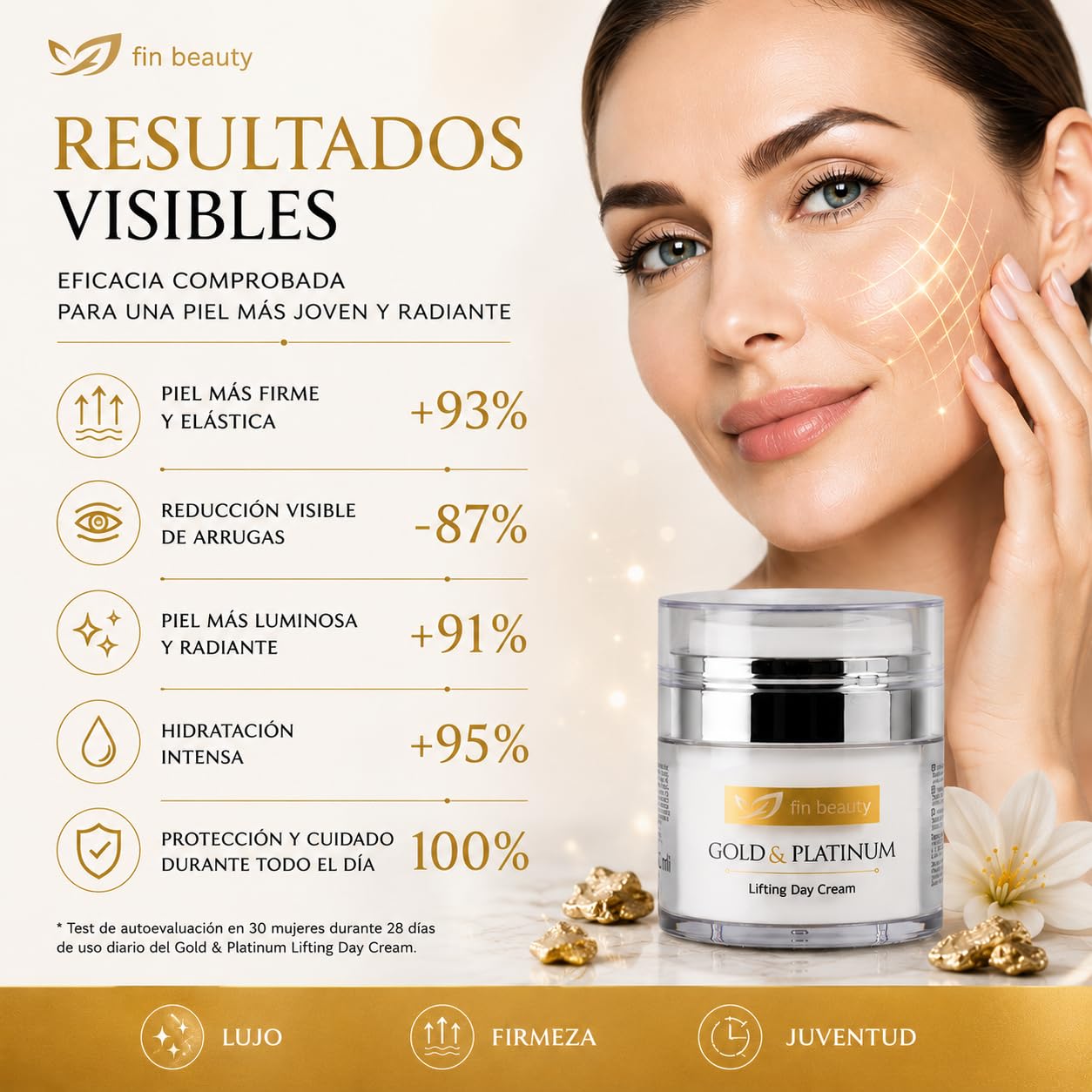 Gold & Platinum Crema de Día Lifting Facial