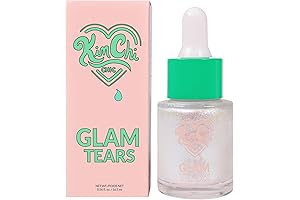 Beauty Glam Tears Liq Highlighter: Sun-Kissed, Glowing Skin w/ Pearlescent Vegan Formula for Alluring Highlights