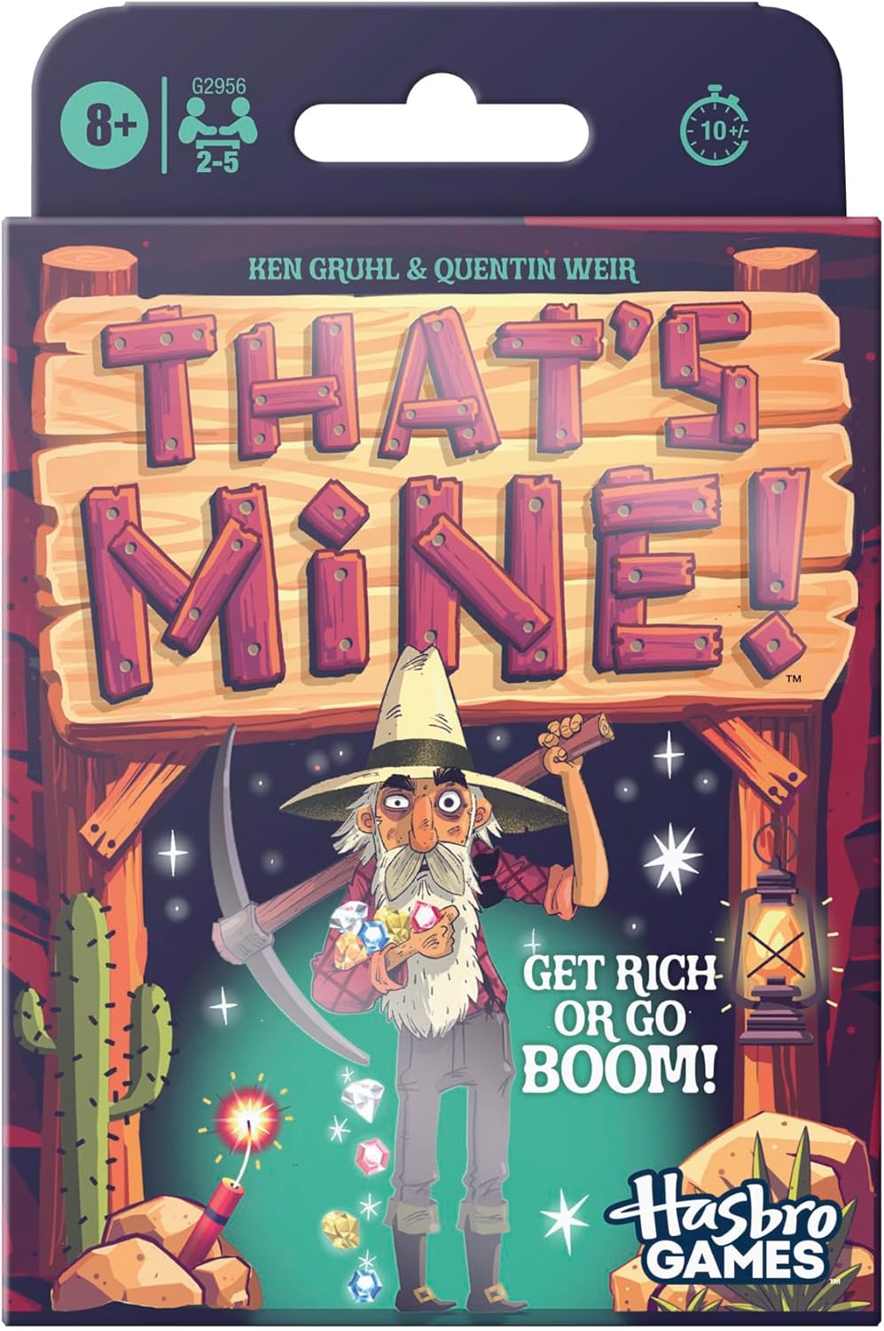 Hasbro That’s Mine! Card Game | Ages 8 and Up | 2 to 5 Players | 20 Mins. | Fast and Easy Family Games for Kids, Teens, and Adults