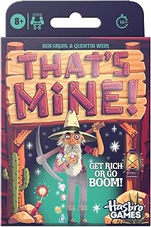 Hasbro That's Mine! Card Game - Fast-Paced Strategy Game for Families, Kids Ages 8+, 2-5 Players, 20-Min Explosive Fun