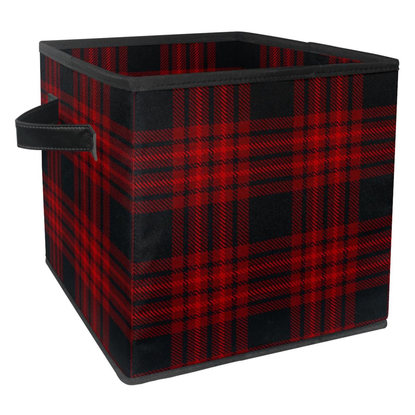 Cube organisateur bacs de rangement avec poignées pour jouets vêtements livres