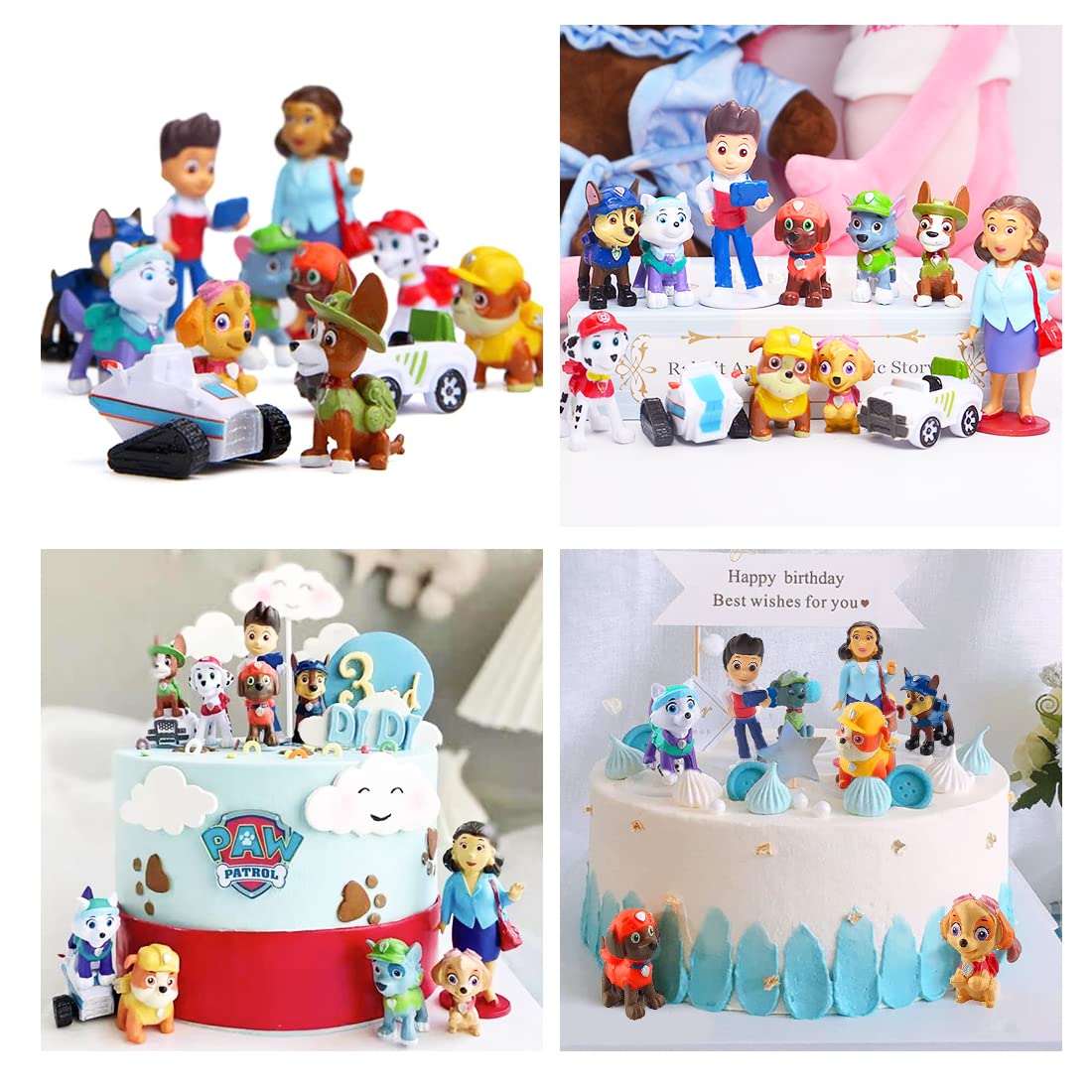 25 Stücke Tortendeko-Set Für Kindergeburtstage - Cupcake Topper & Tortenverzierungen