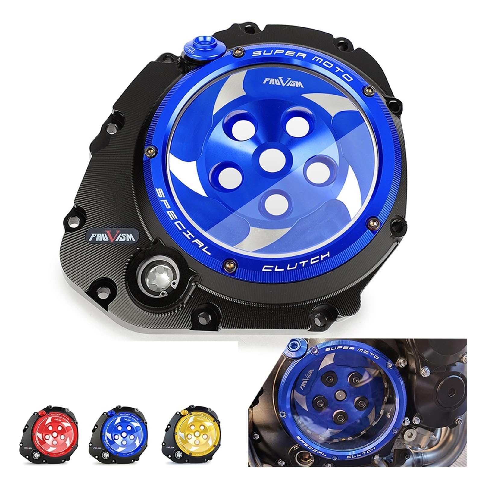 GSXS750 GSX-S750 Clear Clutch Cover Pressure Plate Spring Retainer