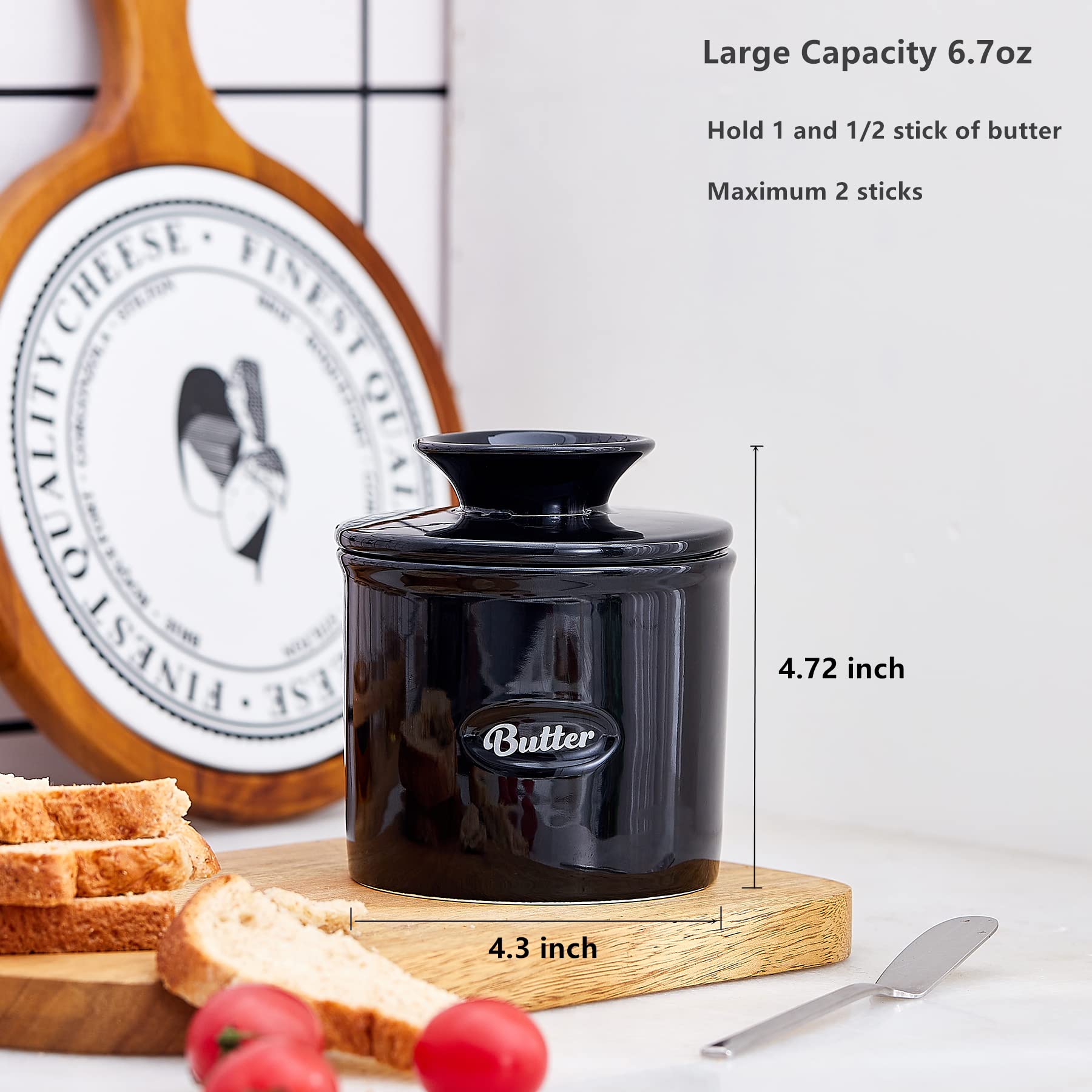 Eva Solo Italia Swuut Portaburro In Ceramica,Europeo Grande