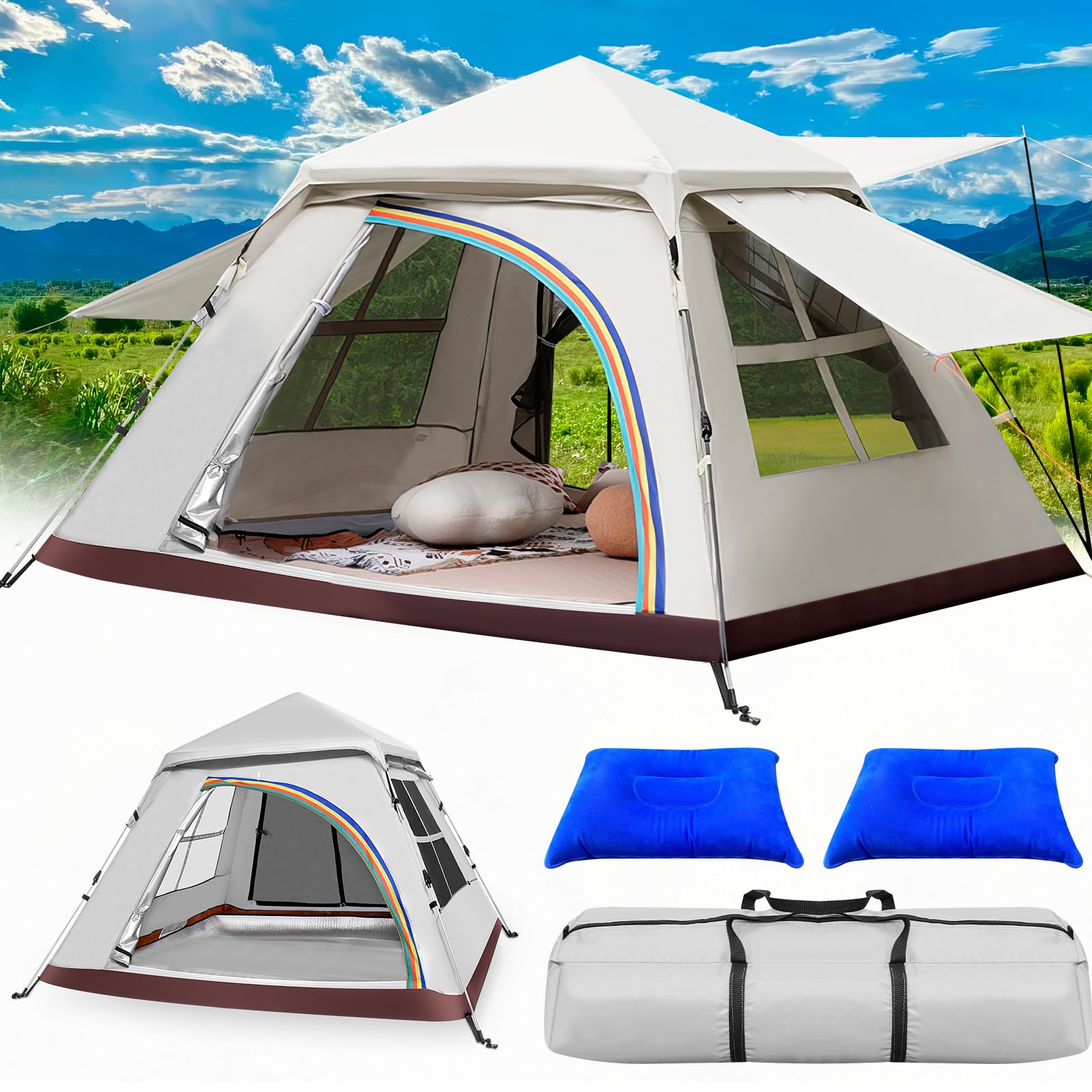 aufbauanleitung zelt 6 x 3 CASARIA® Pavillon Capri 3x6m Pop-Up Blau Wasserabweisend Inkl. Tasche UV-Schutz Faltpavillon Gartenzelt Partyzelt 2nd Le contubernium - Légion COULEUR:Gold