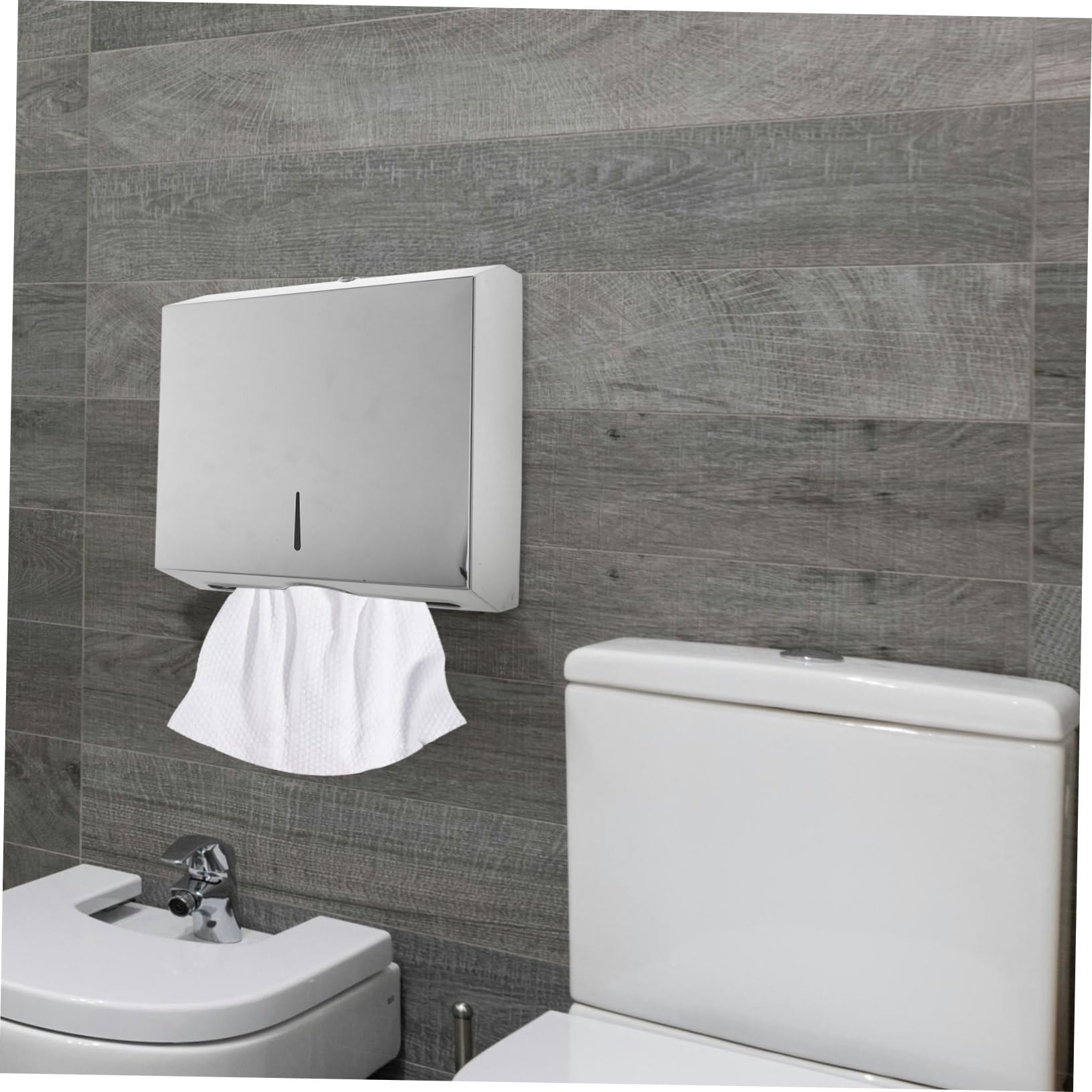 Dispensador De Toallas De Inoxidable Soporte De Pared para Baño y Instalación y Reemplazo Rápido Diseño Elegante y