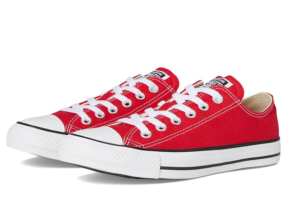 Converse Chuck Taylor All Star Low Top Sneaker (Red) Classic Shoes INTERNATIONAL SHIPPING