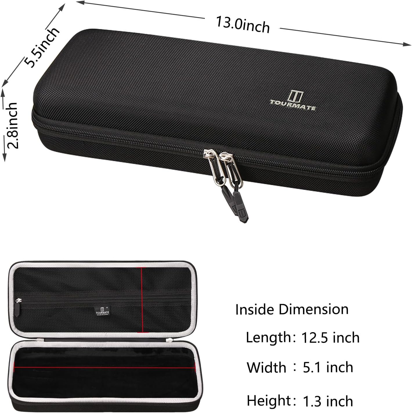 Hard Storage Case for 60% Snpurdiri/DIERYA/Owpkeenthy/MageGee/TMKB/Camiysn 60% Percent Keyboard - Travel Box for RK Royal KLUDGE/CORBOBO WK61 Mechanical Keyboard(Only Box) - Image 5