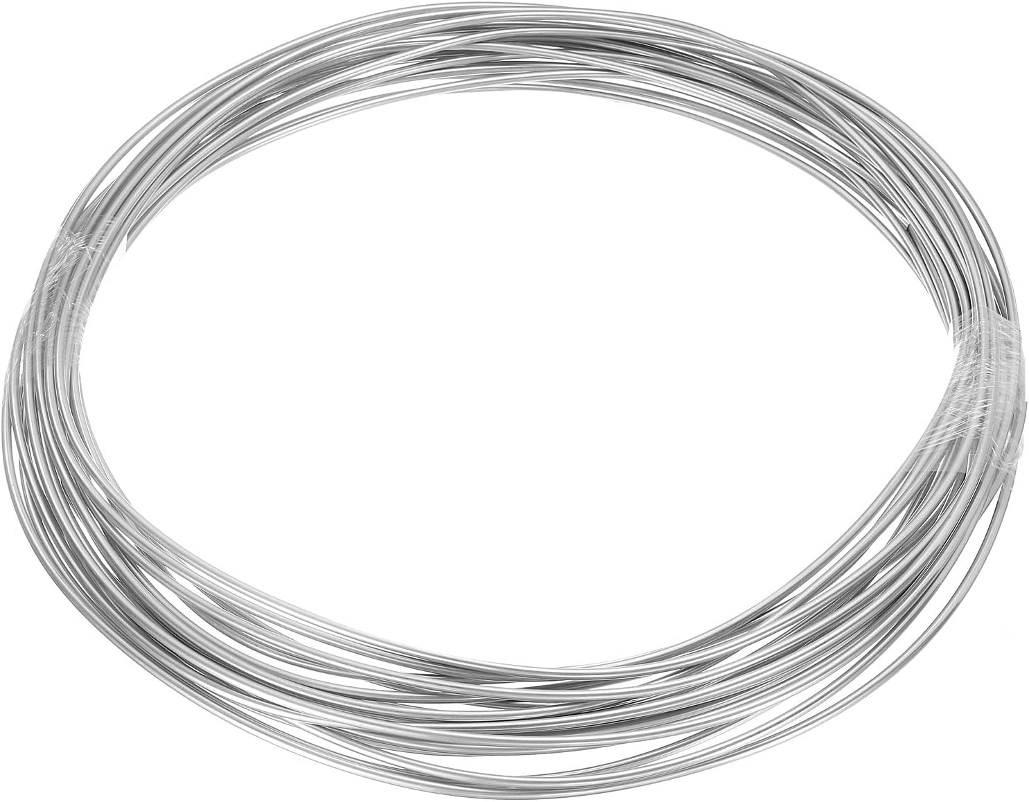 uxcell Stainless Steel Tubing Coil, 3/8" OD x 10 ft Industrial 304 Stainless Steel Tube, Welded Steel Tubing, Silver Tone