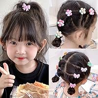 Vista 7 de 40 ligas para el cabello para niñas, lindas bandas elásticas para el cabello, soportes suaves para coletas, accesorios para el cabello para bebés