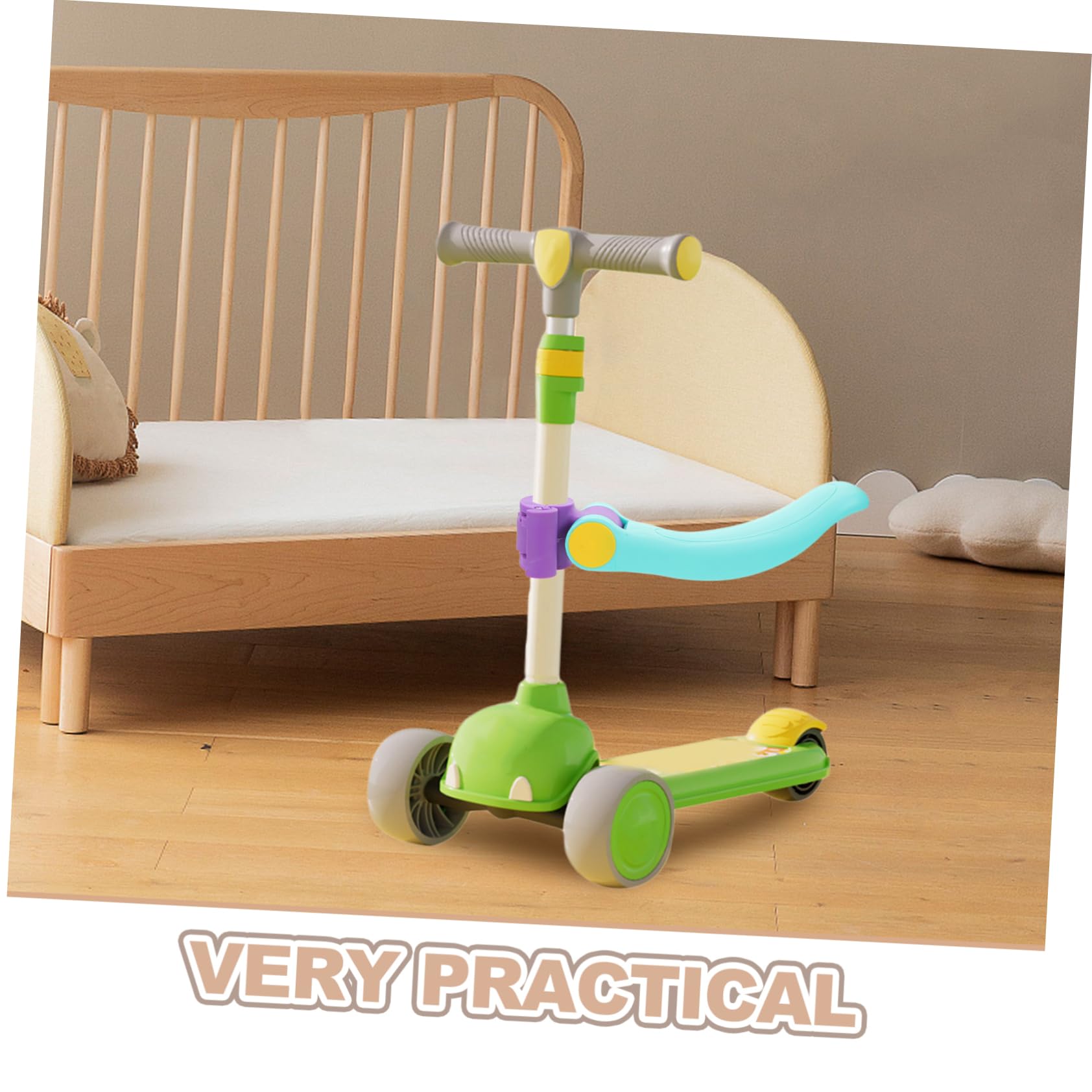 Beaupretty Scooter Siège Garçon Fille Ajustable Accessoire de Remplacement Amovible Jaune Selle Compacte pour Trottinette Garçon Fille Support pour Tout Design Moderne et Transport Facile