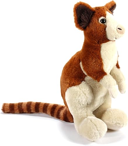 The Petting Zoo Peluche de canguro de árbol, regalos para niños, animales salvajes del zoológico Onez, juguete de peluche de canguro de árbol de 12