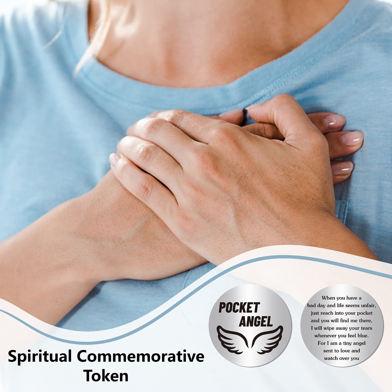 CREATCABIN Regalo Inspirador De Bolsillo Para Relaciones De Larga Distancia, Moneda De Doble Cara, Regalos Inspiradores Para Amigos, Mujeres, Hombres