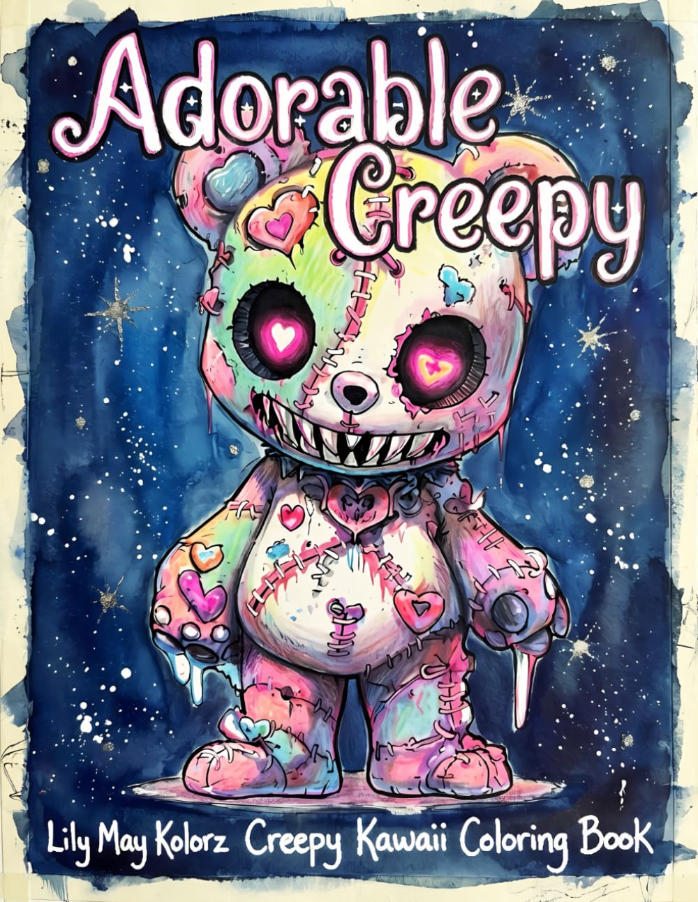 Adorable Creepy Coloring Book with Spooky Gothic Cute Kawaii Creatures Monsters and Animals for Adults and Teens: Easy Halloween Coloring Activity for Fun and Relaxation (Spooky Cute Coloring Books)