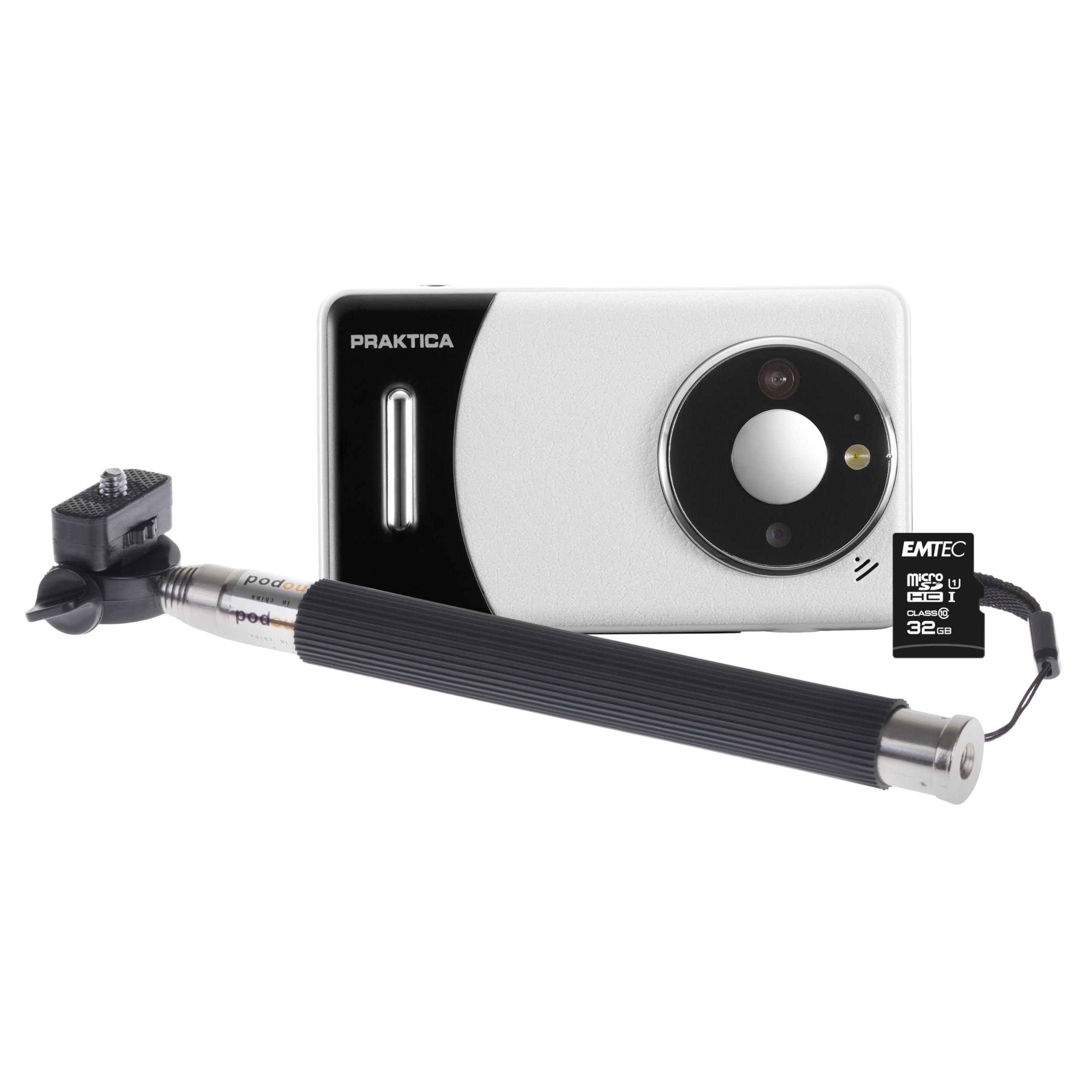 Maplin White/Red Praktica Dz13 Compact Digital Camera