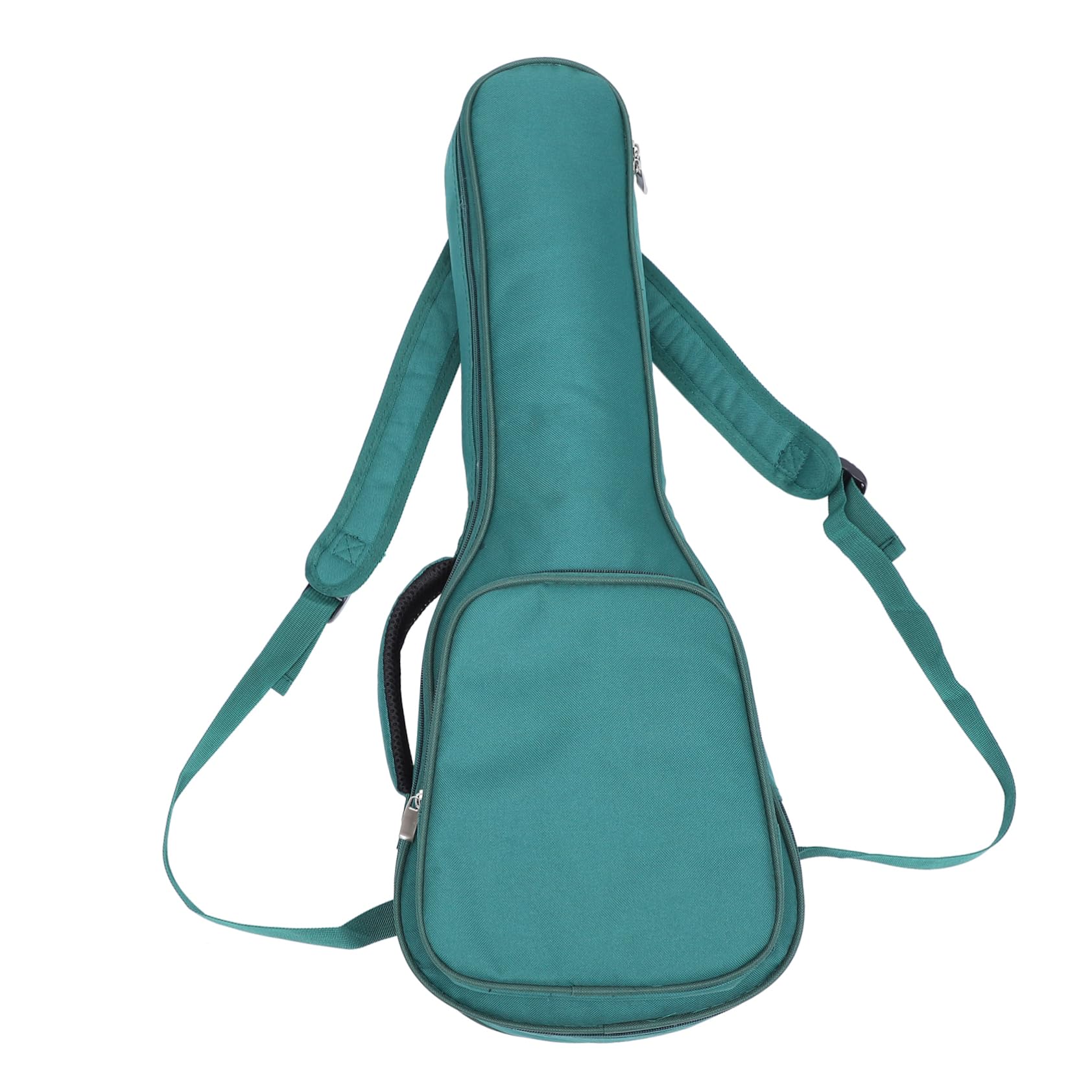 TOYANDONA Housse pour Ukulélé 26/27 Pouces Rembourrée en Coton Vert, Paquet de Transport Imperméable à 4 Cordes, Pochette Pratique pour Instruments de Musique, Protection Légère