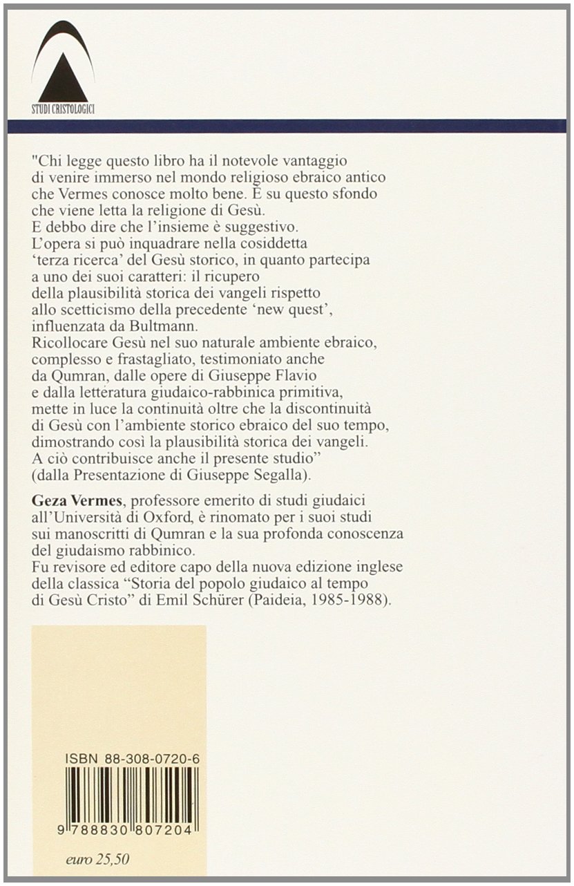La religione di Gesù l'ebreo. Una grande sfida al cristianesimo