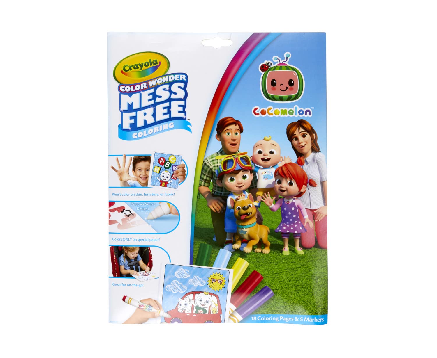 Buy Crayola Color Wonder Cocomelon Coloring Pages Mess Free Markers 
