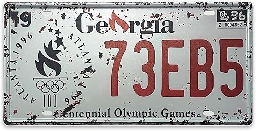 Miniatura 16 de KETMEDI Placa de matrícula retro de metal, 12"X6", señalización decorativa, 50 piezas de decoración para auto, decoración de habitación, diseño de