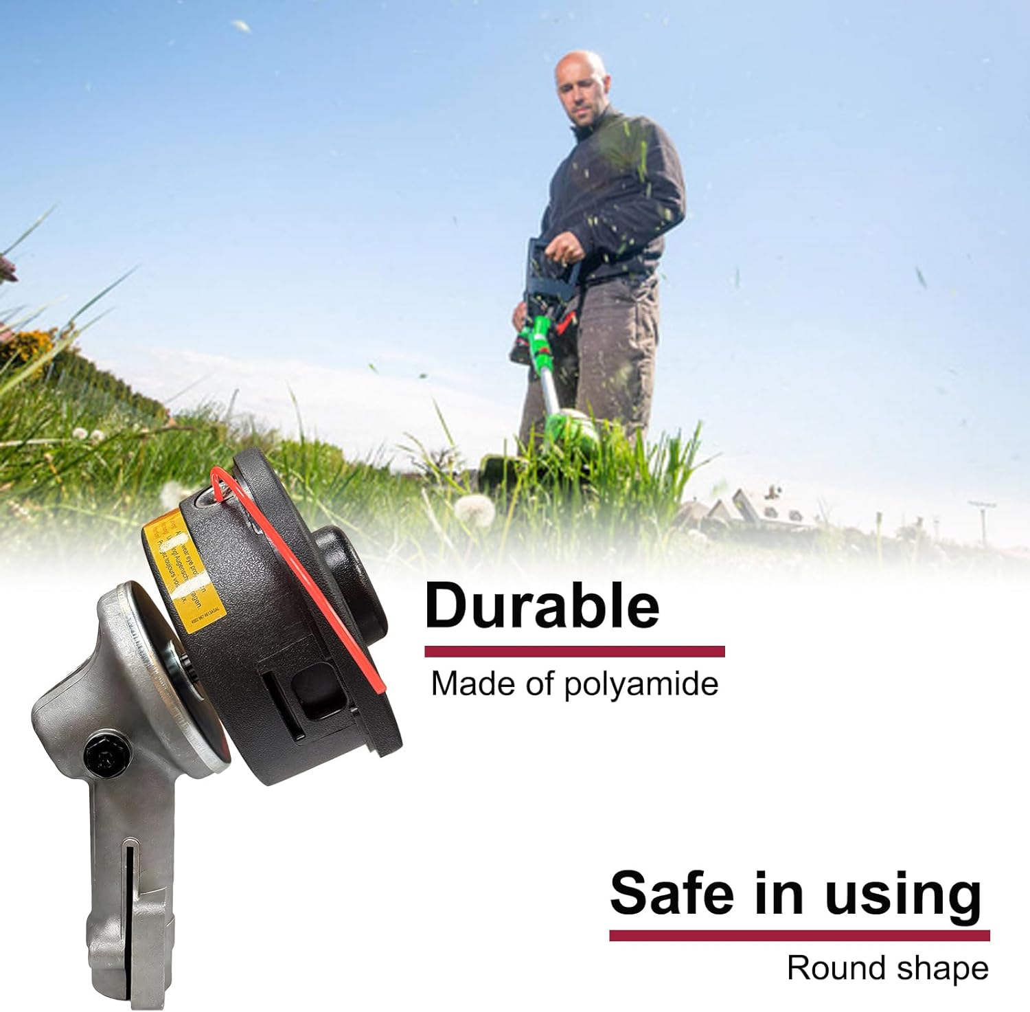 25-2 Trimmer Head and 4180 640 0114 Trimmer Gear Head Replacement for Stihl FS56RCE FS91R FS70R FS94R FS111R FS131 FS91 FS131R FS55 FS80 FS85 FS90 FS100 Brushcutter Weed Eater