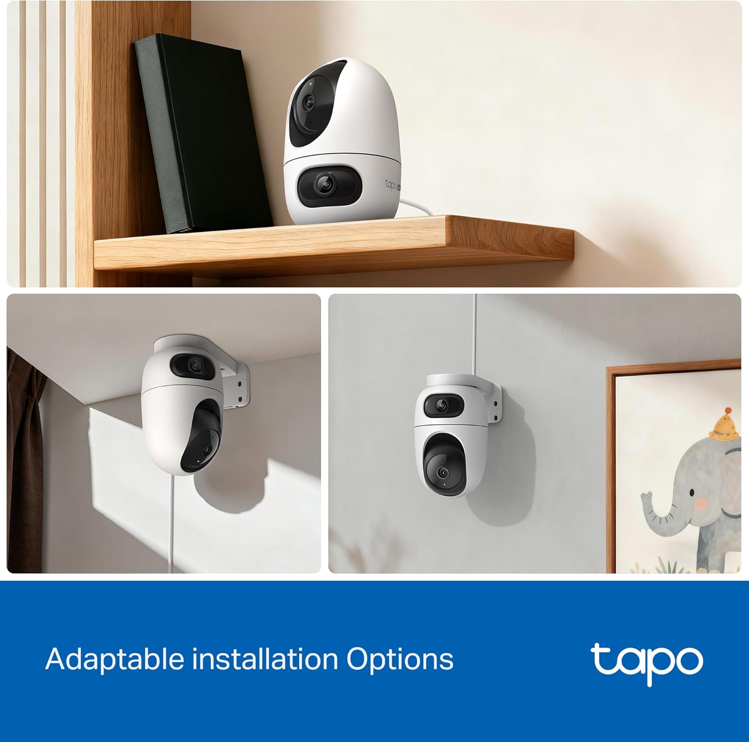 Tapo C245D – Cámara de vigilancia WiFi Interior con Doble Lente 2K, Seguimiento automático 360°, detección IA Personas/Mascotas/vehículos, visión Nocturna, Audio bidireccional, Almacenamiento Local 13