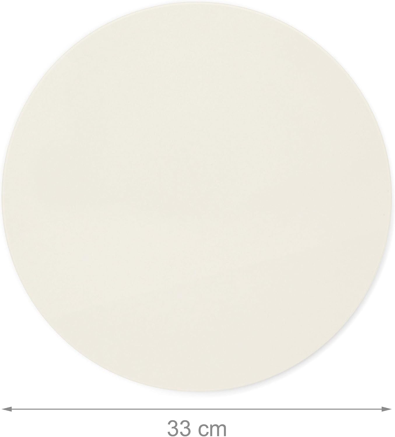 Relaxdays Pietra Ollare per Pizza, Cordierite Rotonda, Diametro 33 cm,  Accessorio per Forno e Grill, Idea Regalo, Beige, 33x33x1 cm : Amazon.it:  Casa e cucina