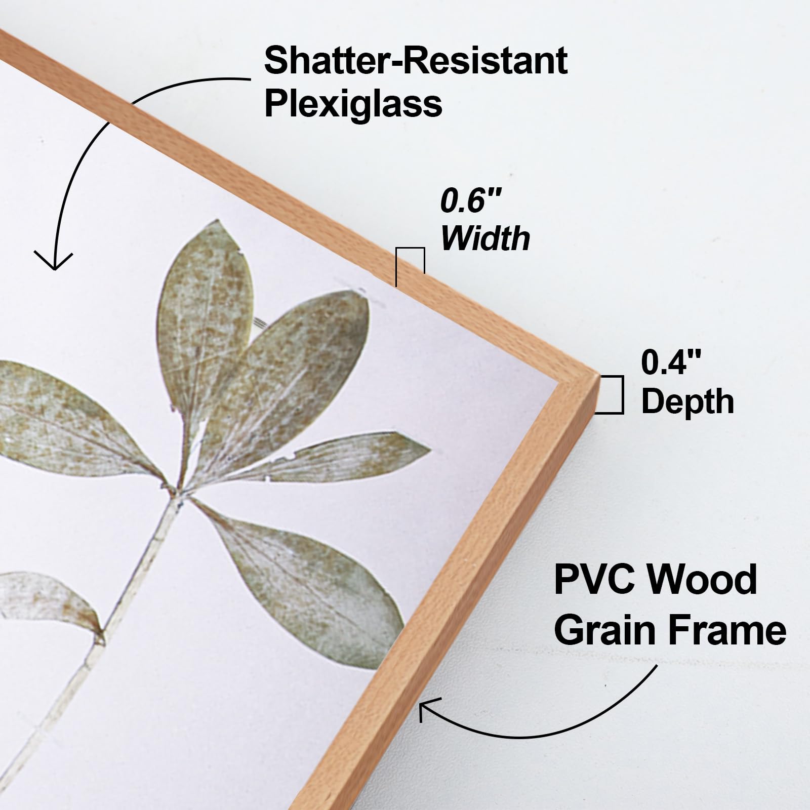 プラスチックフォトフレーム16セット