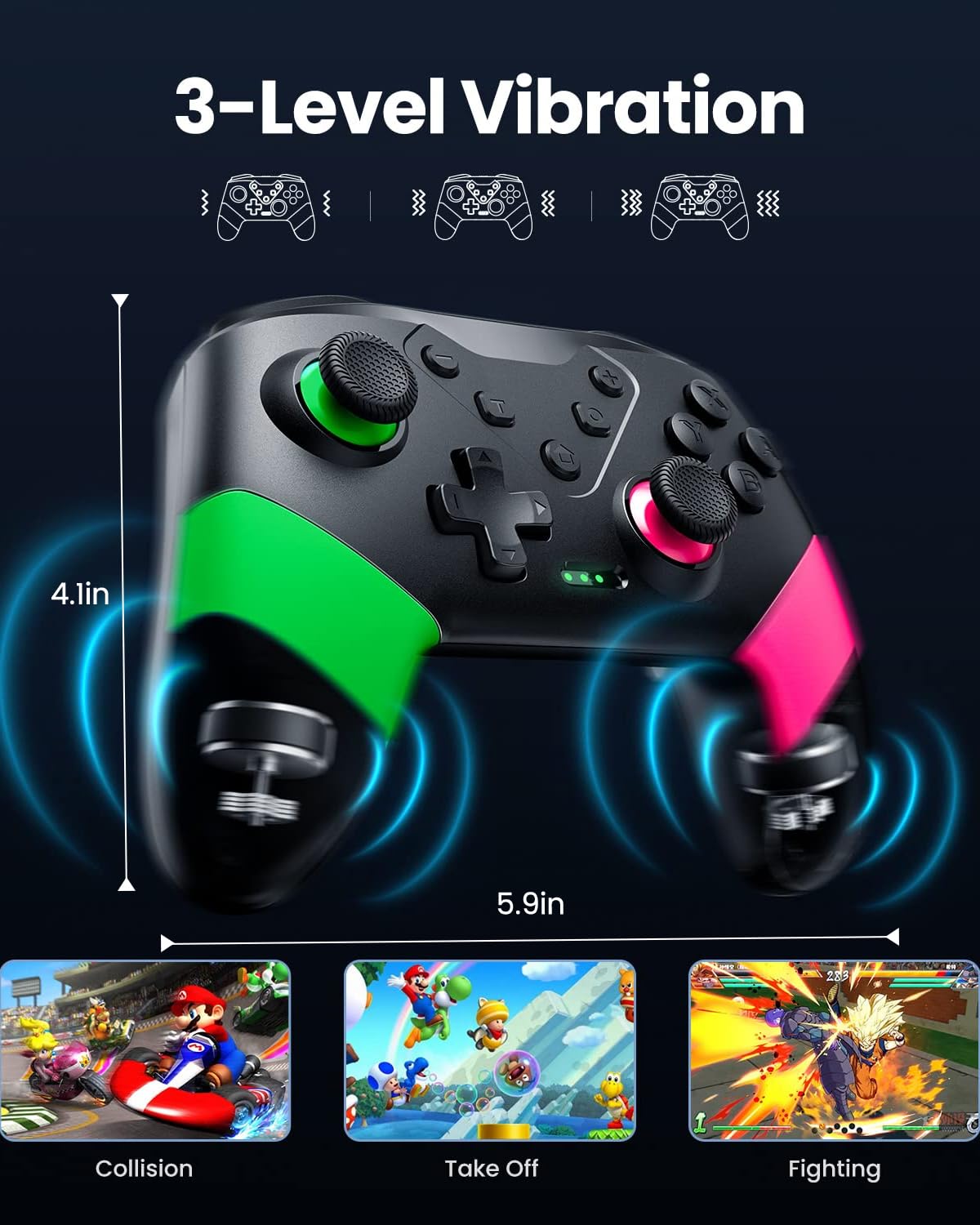 VOYEE Wireless Pro Controller with Turbo Vibration Bermuda Ubuy