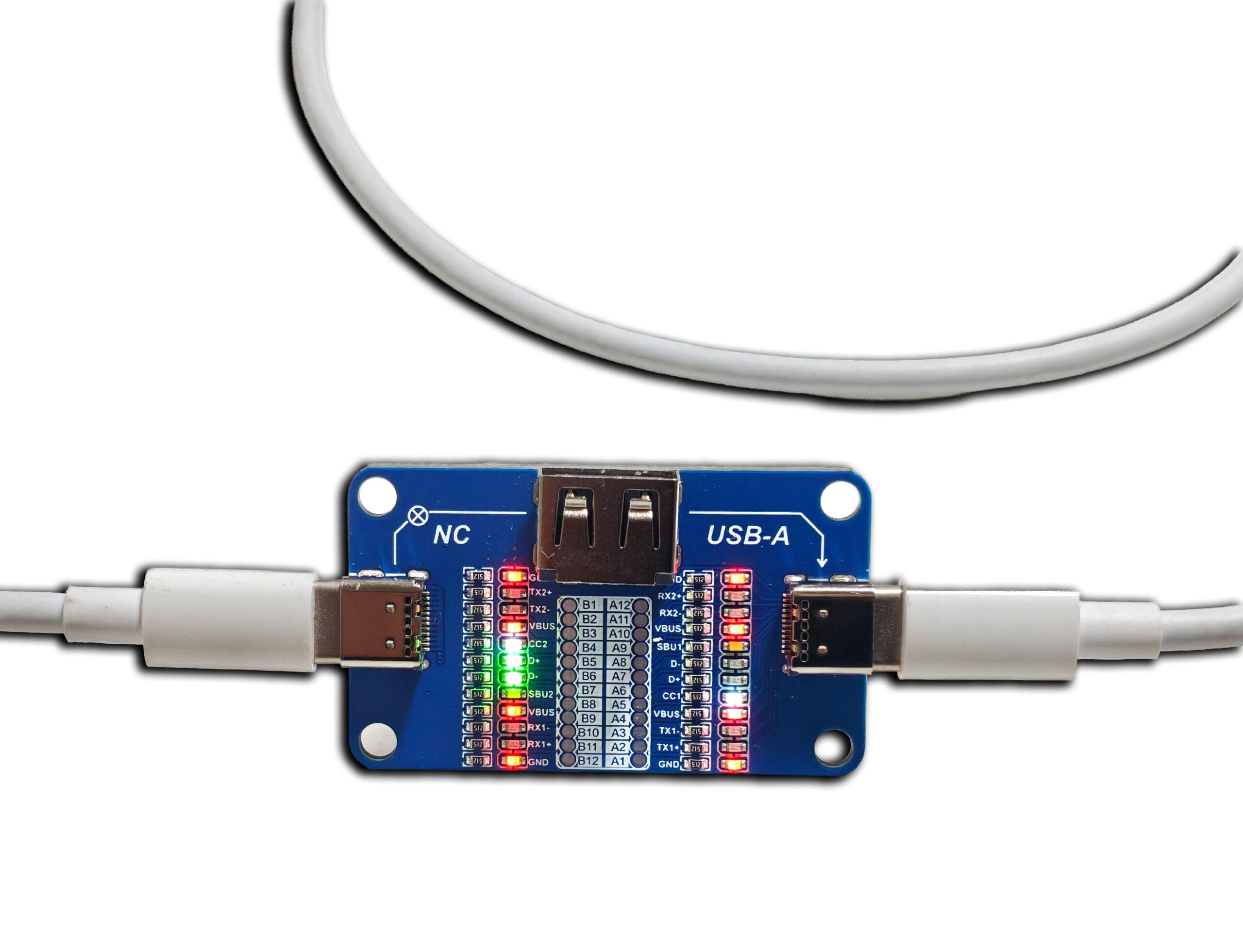Amazon | 「USB-C CABLE CHECKER 」シリーズ結線 ケーブルテスター