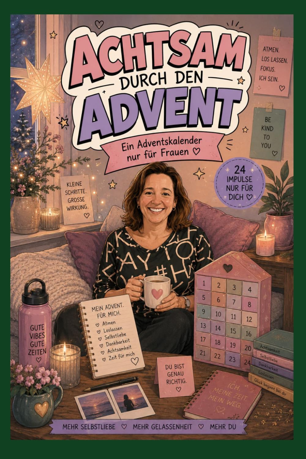 Achtsam durch den Advent – ein Adventskalender nur für Frauen (Achtsamkeit-Adventskalender)