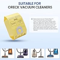 Vista 2 de Paquete de 20 bolsas de vacío compatibles con Kenmore Canister 5055, 50557,50558 y tipo C, C-18, 53292, 200 Series, 400 Series, 600 Series, 700