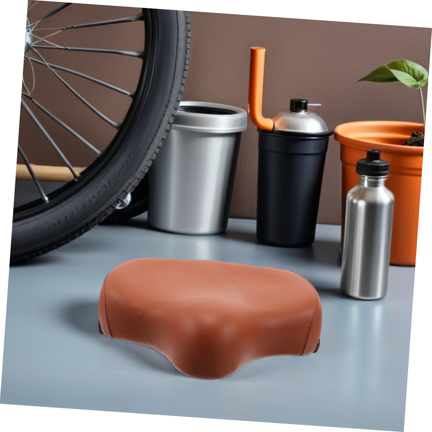 SUPVOX Cojín Asiento Bicicleta Estática Ergonómico Compatible con Bicicletas Indoor Funda Acolchada Cómoda para Entrenamiento Casa Mejora Confort y Reduce Presión Caderas