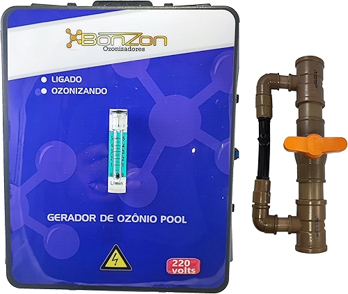 Aparelho Gerador Ozonio tratamento P/Piscina Ate 15.000 Litros Bonzon