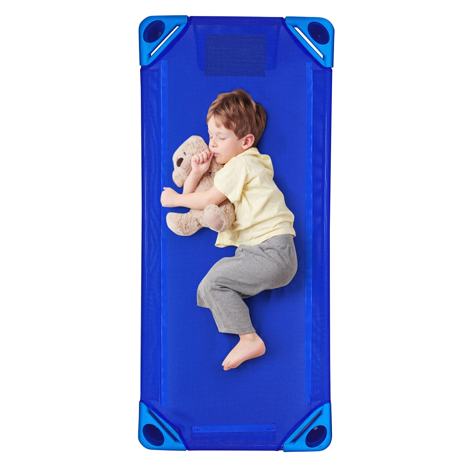 Costzon Stackable Kids Naptime Cot, Toddler Daycare Cots Rest Mat w