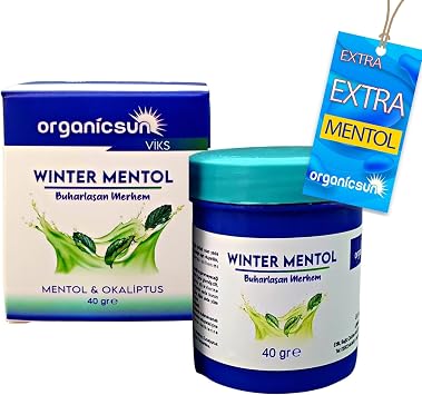 Winter Mentol Buharlaşan Merhem Viks Vikis Mentol ve Okaliptus 40 Gr x 3 Adet
