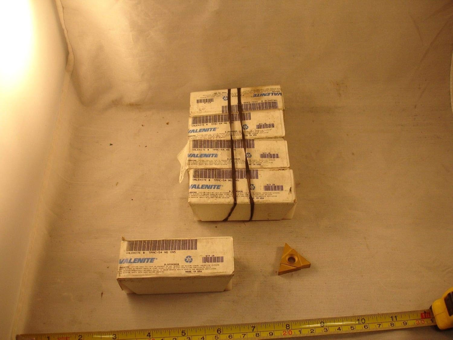 TPMC54NG 0.250 W Valenite Carbide OnEdge Grooving Inserts Qty. 10 USA